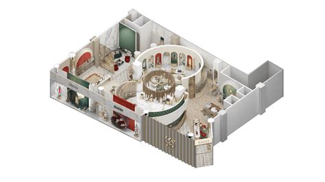 gucci store planning|gucci retail design.